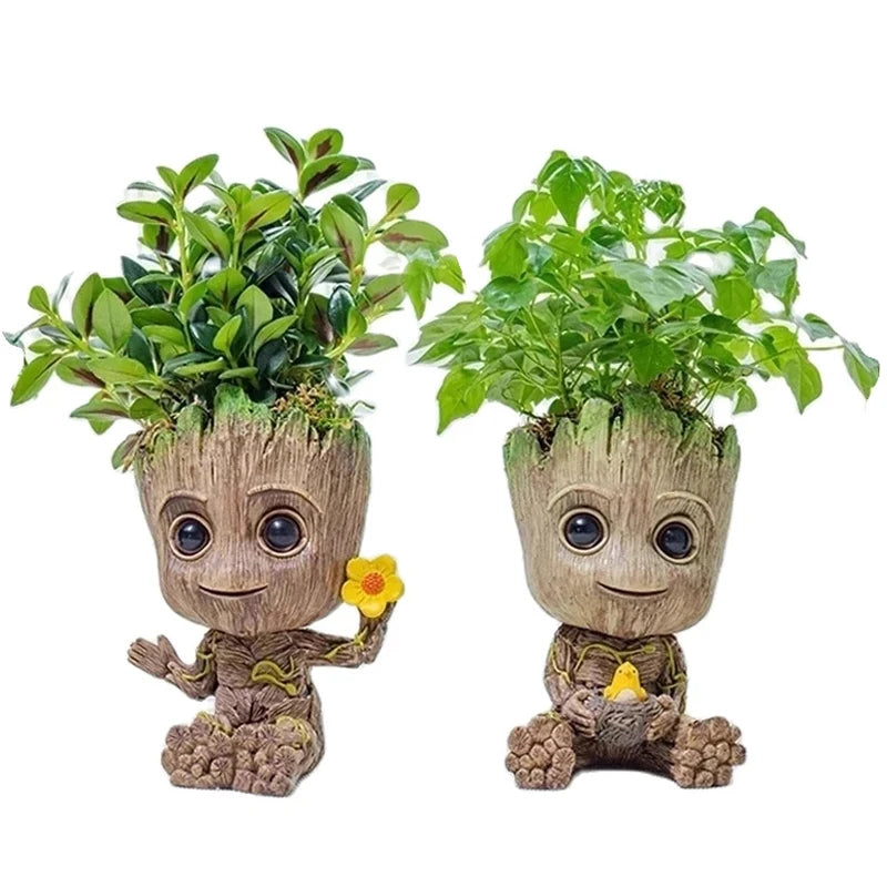 Home Decoration Crafts Miniature Model Office Desktop Display Cartoon Groot Figurines Handicrafts Decor Tree Man Ornament 5CM by Geo’s Online Store