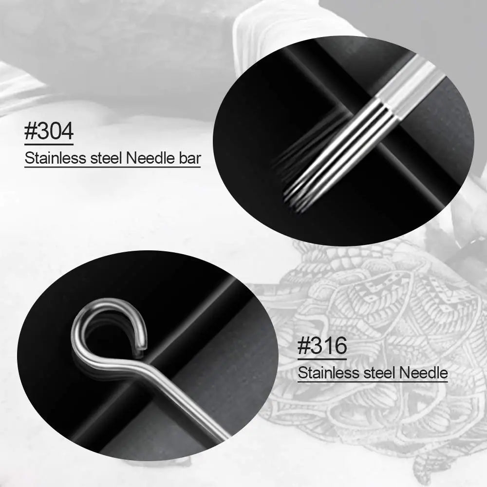 3RL 5RL 7RL 9RL 11RL Size Tattoo Needles and 3/5/7/9/11RT Size Disposable Tattoo Tips Tattoo Kit for Tattoo Artist by Geo’s Online Store