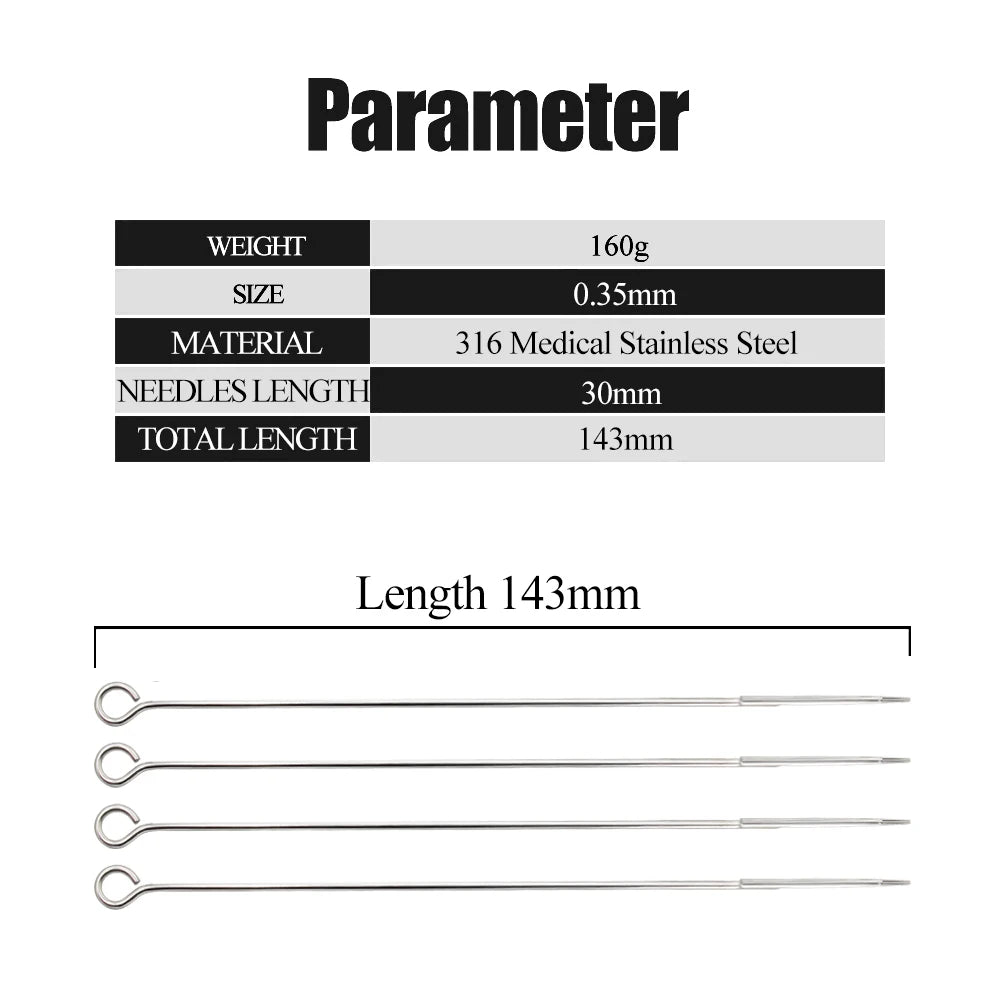 CINAR Disposable Tattoo Needles 3/5/7/9/11/13/15RL For Tattoo Machines Gun Round Liner Magnum Tattoo Machine Kit Tattoo Supplies by Geo’s Online Store