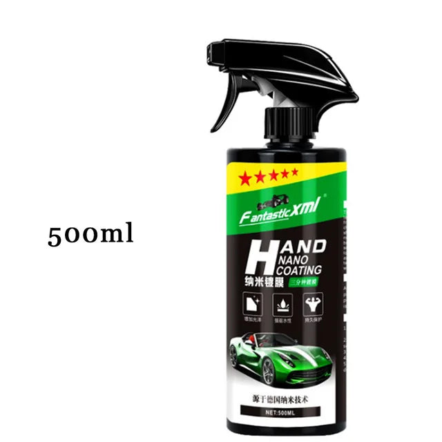 500Ml Nano Ceramic Car Coating Auto Detailing Products Liquid Spray Polish Wax Film Paint Care Protector Kit Accessories by Geo’s Online Store