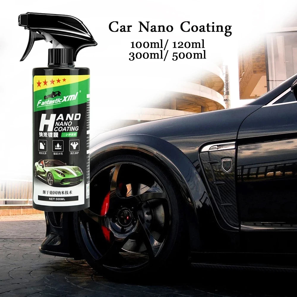 500Ml Nano Ceramic Car Coating Auto Detailing Products Liquid Spray Polish Wax Film Paint Care Protector Kit Accessories by Geo’s Online Store