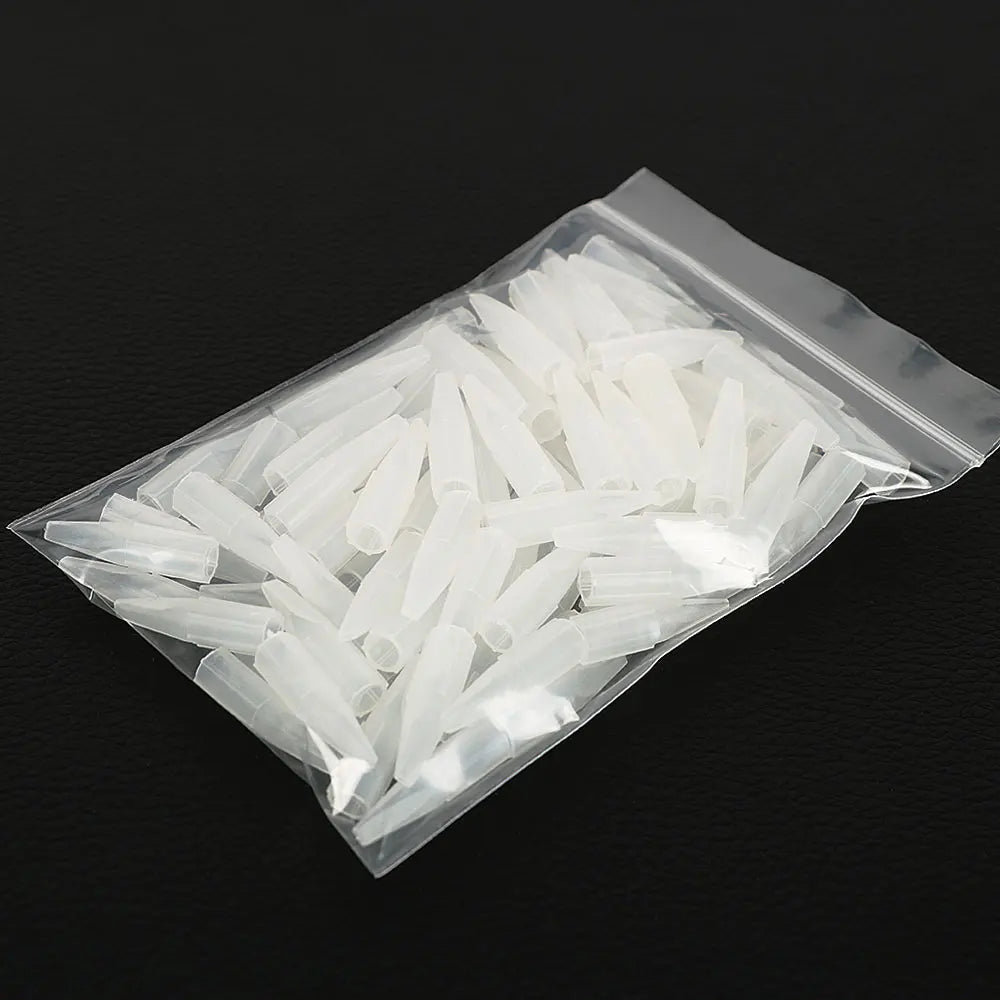 100PCS 1R 3R 5R 5F 7F Needles And Tips Disposable Sterilized Professional Tattoo Needles Caps for Permanent Makeup Eyebrow Kit by Geo’s Online Store