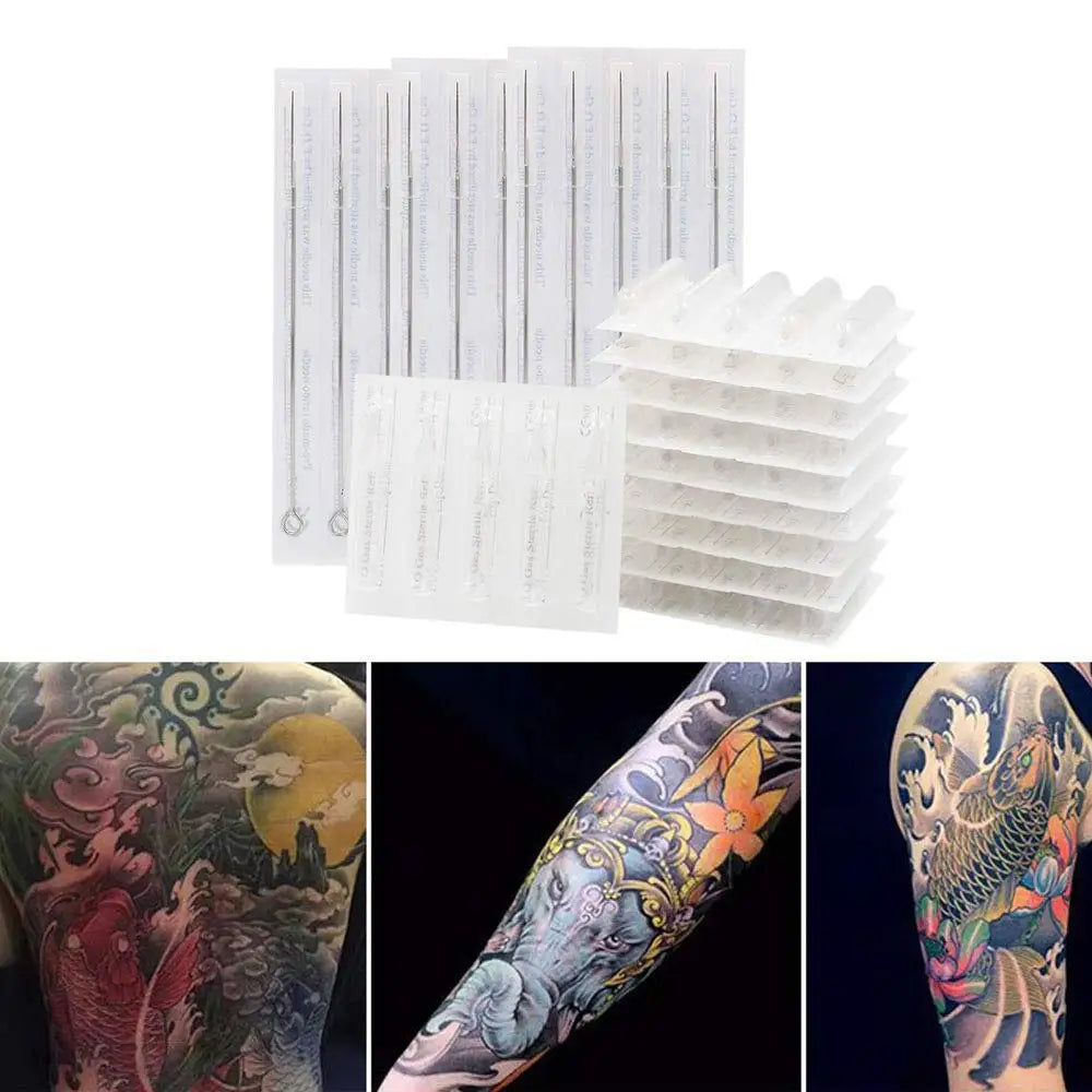3RL 5RL 7RL 9RL 11RL Size Tattoo Needles and 3/5/7/9/11RT Size Disposable Tattoo Tips Tattoo Kit for Tattoo Artist by Geo’s Online Store