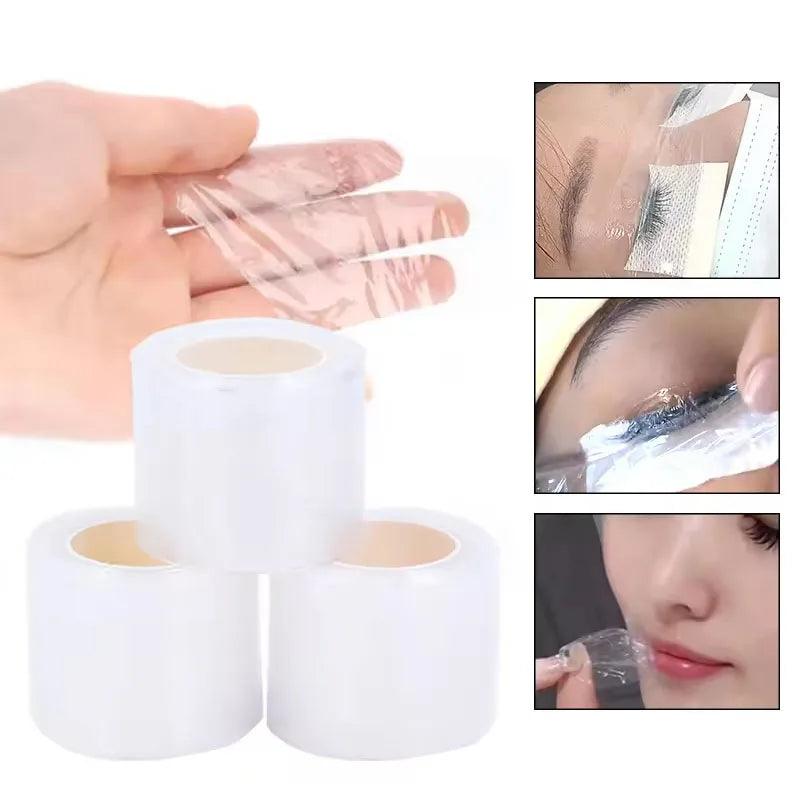 1Roll Tattoo Film Wrap Clear Cover Plastic Disposable Eyebrow Lips Supplies by Geo’s Online Store