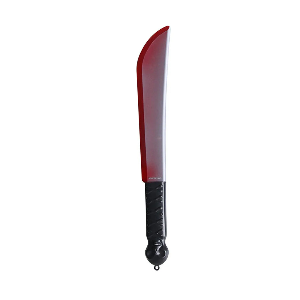 48.5cm/19.09in Plastics Fake Blood Knife Party Supplies Weapon Props Model Halloween Cosplay Funny Gift Collectible Outdoor Toys by Geo’s Online Store