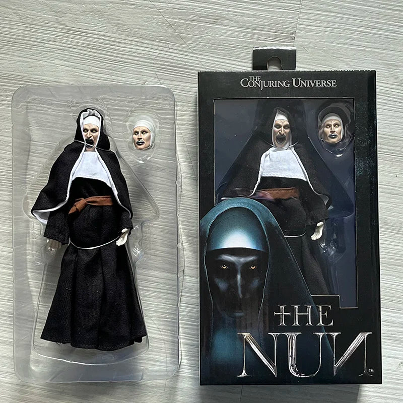 The Nun The Conjuring Series Horror Action Figure Toys Hallowen Present Hobby Collection Face Changable Decor by Geo’s Online Store