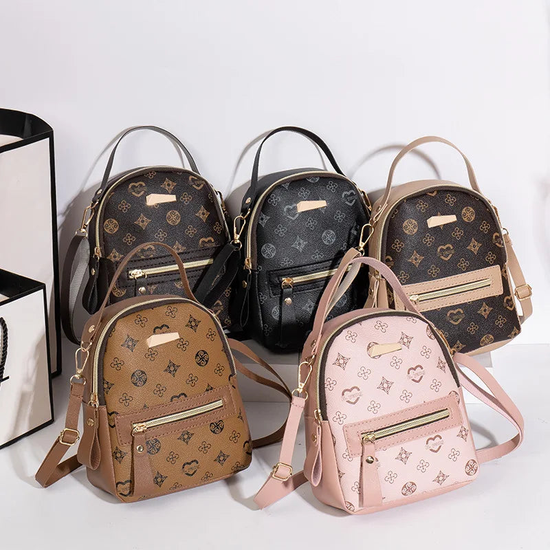 Flower backpack 2022 ladies bag fashion backpack women's bag bag women's fresh and sweet student school bag by Geo’s Online Store