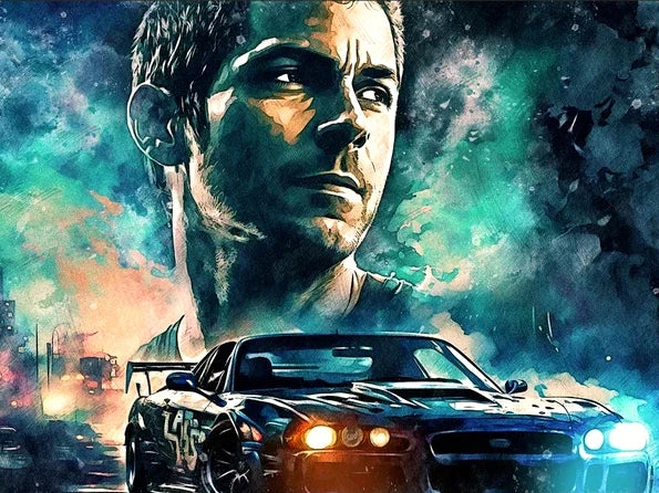 Classic Movie Fast And Furious 10 Diamond Rhinestone Painting Art Paul Walker And Cars Full Square Drill Cross Stitch Home Decor by Geo’s Online Store