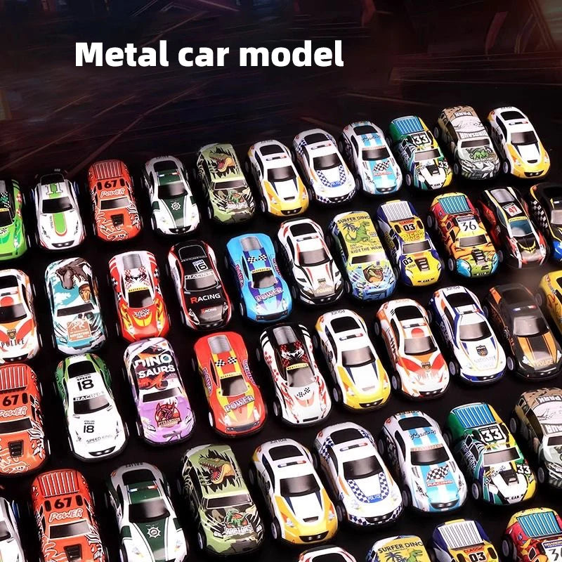Gift Box Version: 48-Piece Alloy Car Set, Children's Toy Car, Tin Car, Racing Model, Classic Car Model, Christmas Gift by Geo’s Online Store