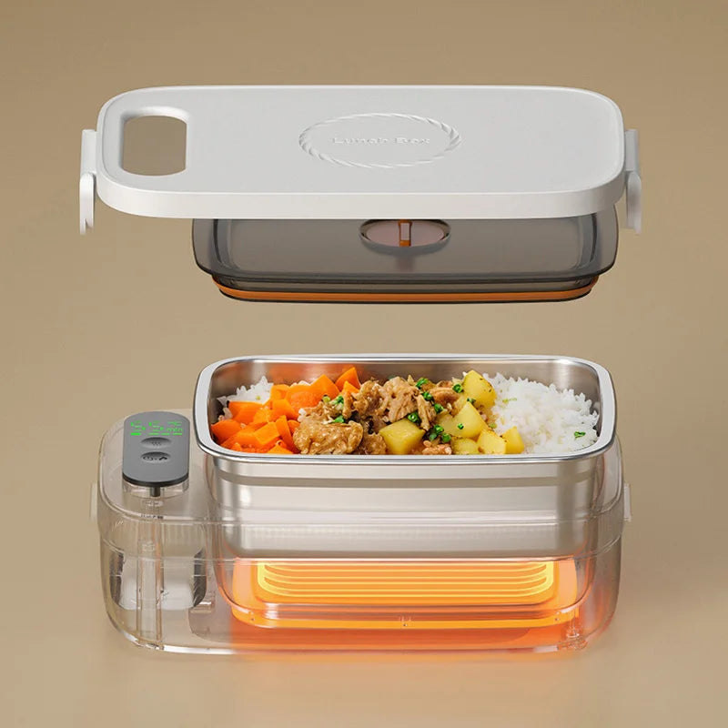 Constant Temperature Electric Lunch Box 14000mAh 1L Large Capacity Electric Lunch Box 304 Stainless Steel Insulation Lunch Box by Geo’s Online Store