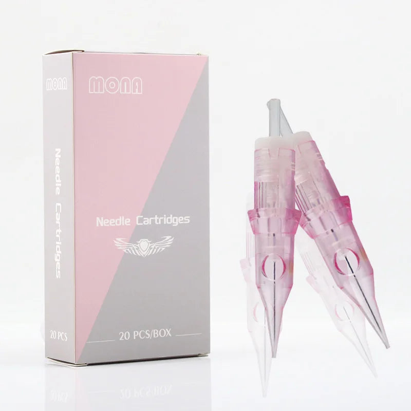 20PCS Cartridge Tattoo Needles Disposable Standard Size Round Liner For Cartridge Tattoo Pen Machine Tattoo Kit by Geo’s Online Store