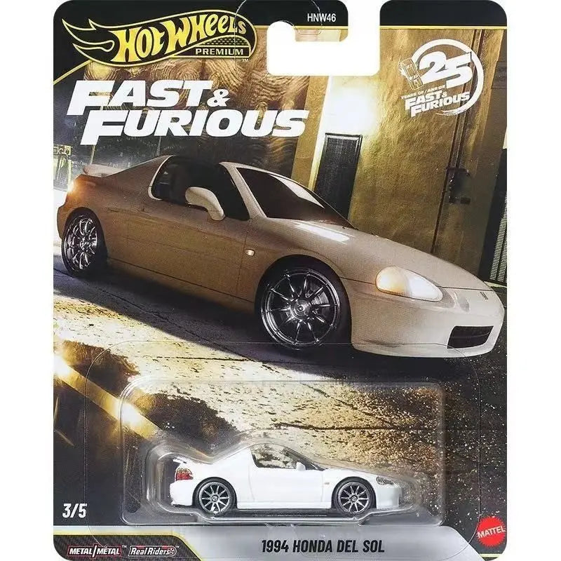 Hot Wheels Fast & Furious 25th Anniversary 1:64 Scale Die-Cast Car Real Riders Tires Metal Metal 2026 New Collectible Model Toy by Geo’s Online Store