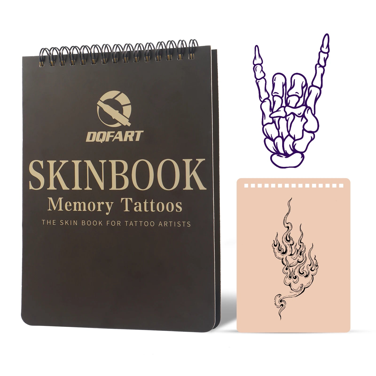 DQFART 5Pcs Blank Tattoo Practice Skin Book 2mm Thick Permanent Makeup Accessories for Beginners and Experienced Artists by Geo’s Online Store