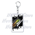 Classic Fast Furious Movie Cover Poster Keychain for Accessories Bag Pendant Sport Car Key Chain Ring Keyring Jewelry Fans Gift by Geo’s Online Store