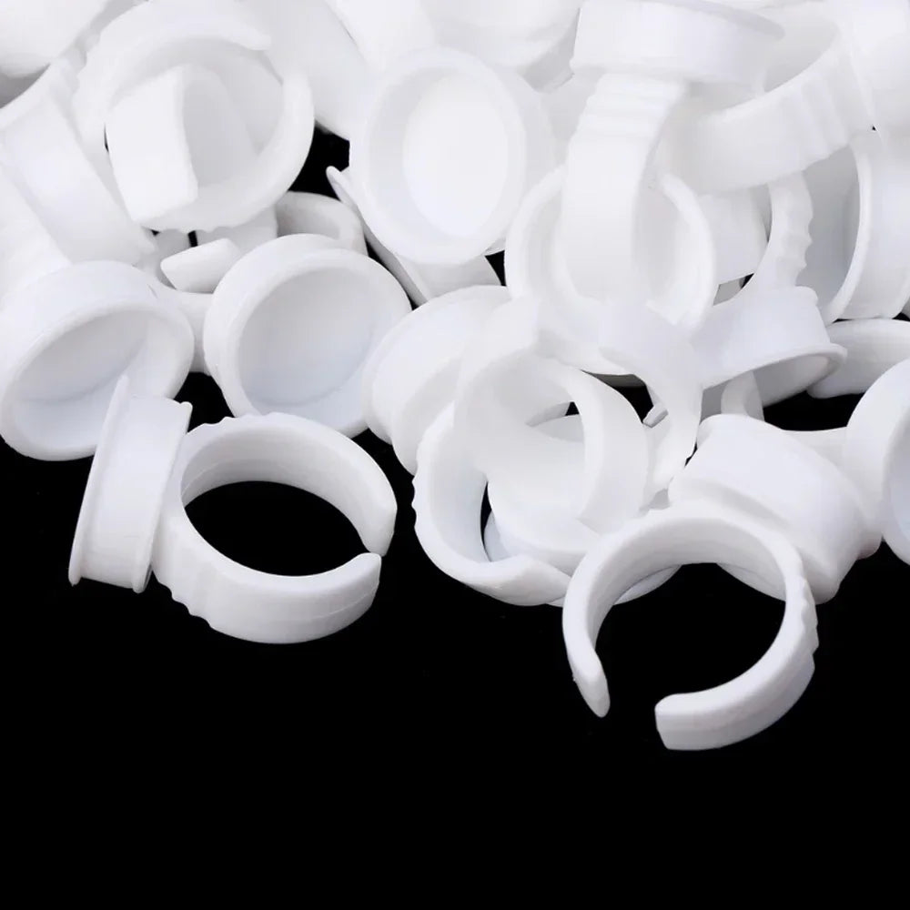 100pcs S/M/L Disposable Tattoo Ink Rings Cups Eyebrow Lip Tattoo Pigments Holder Ring Container Permanent Makeup Accessories by Geo’s Online Store