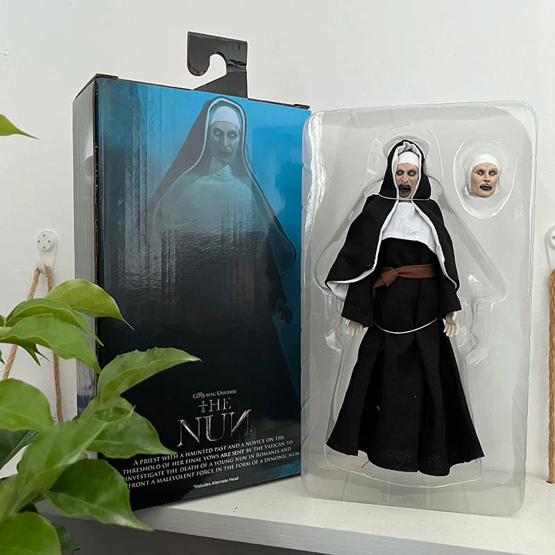 The Nun The Conjuring Series Horror Action Figure Toys Hallowen Present Hobby Collection Face Changable Decor by Geo’s Online Store