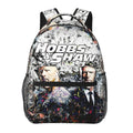 Hobbs N Shaw Abstract Art Dwayne Johnson Backpack Hot Sale Daypack Large Capacity Children BookBag School Bag Shoulder Bags by Geo’s Online Store