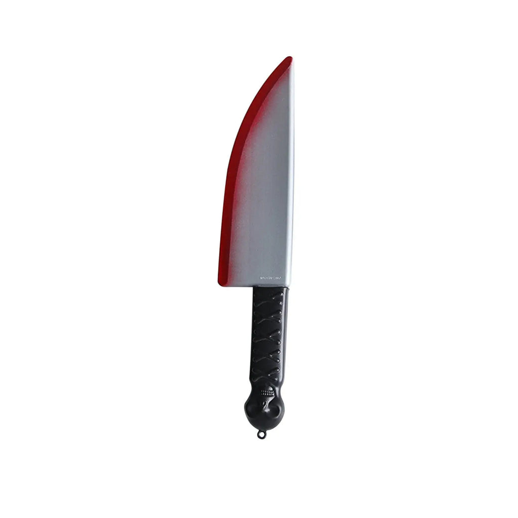 48.5cm/19.09in Plastics Fake Blood Knife Party Supplies Weapon Props Model Halloween Cosplay Funny Gift Collectible Outdoor Toys by Geo’s Online Store