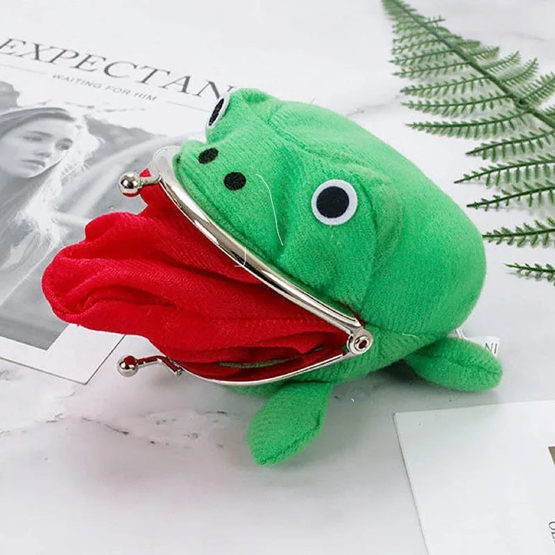 Plush Frog Coin Wallet Anime Ninja Wallet Halloween Role Playing Ninja Theme Party Gift by Geo’s Online Store