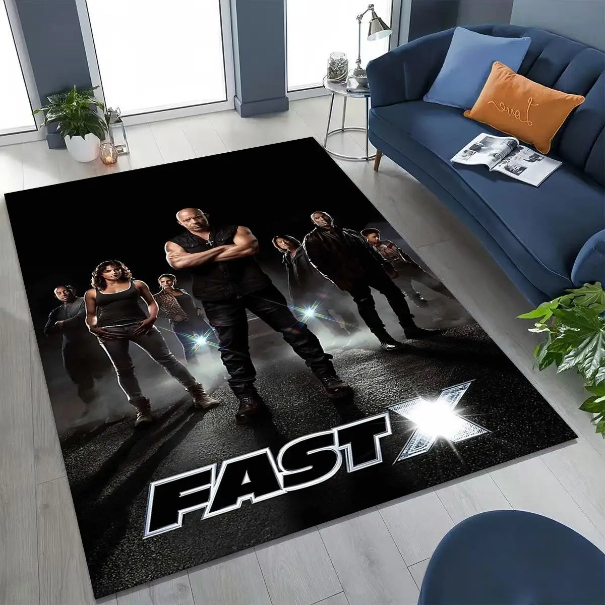 Fashion Fast & Furious X Dominic Art Carpet Rug for Bedroom Living Room Sofa Home Doormat Decor,Large Kid Non-slip Floor Mat by Geo’s Online Store