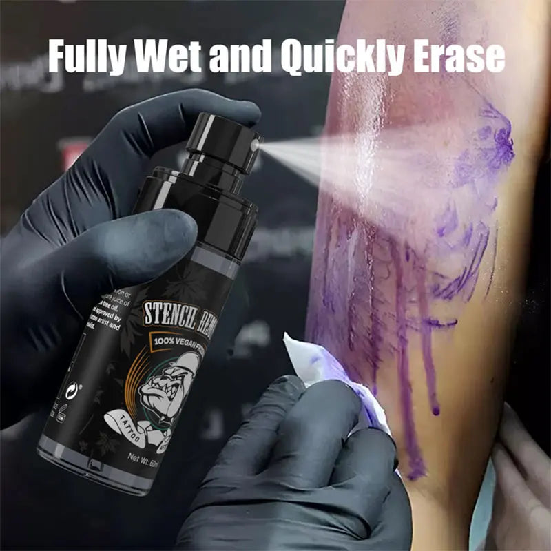 DQFART Tattoo Transfer Remover Spray Kit - Professional Correction Solution for Mistakes Safe Easy To Use for Beginners Artists by Geo’s Online Store