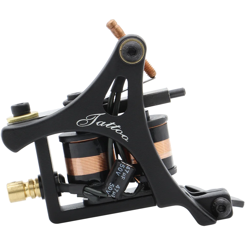 Complete Tattoo Machine Kit Coil Tattoo Machine Set Tattoo Beginner Power Supply Grip Body Art Tools Permanent Makeup Tattoo Set by Geo’s Online Store