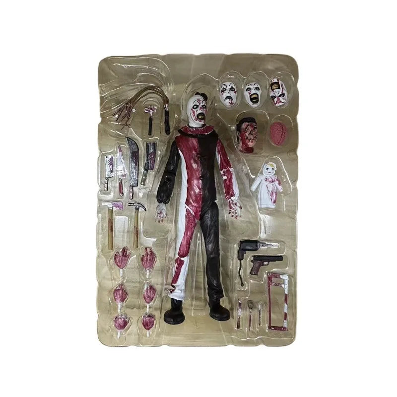 Neca Terrifier Ultimate Art The Clown Blood Soaked 7 Inch Action Figure Collectible Model Horror Theme For Adult Collectors by Geo’s Online Store