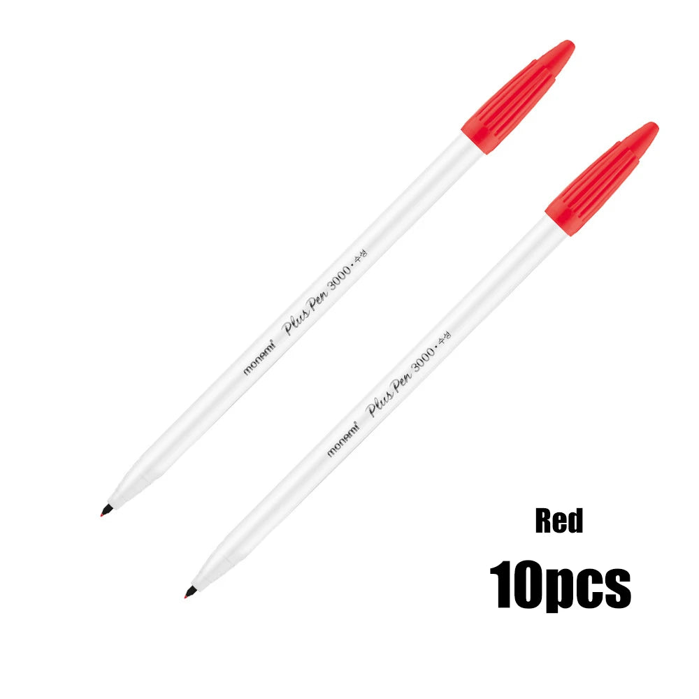 10Pcs Skin Marker Pen Kits Sterilized Package With Ruler Eyelash Extension Tool For Tattoo Piercing Scribe Skin Marker Pen by Geo’s Online Store