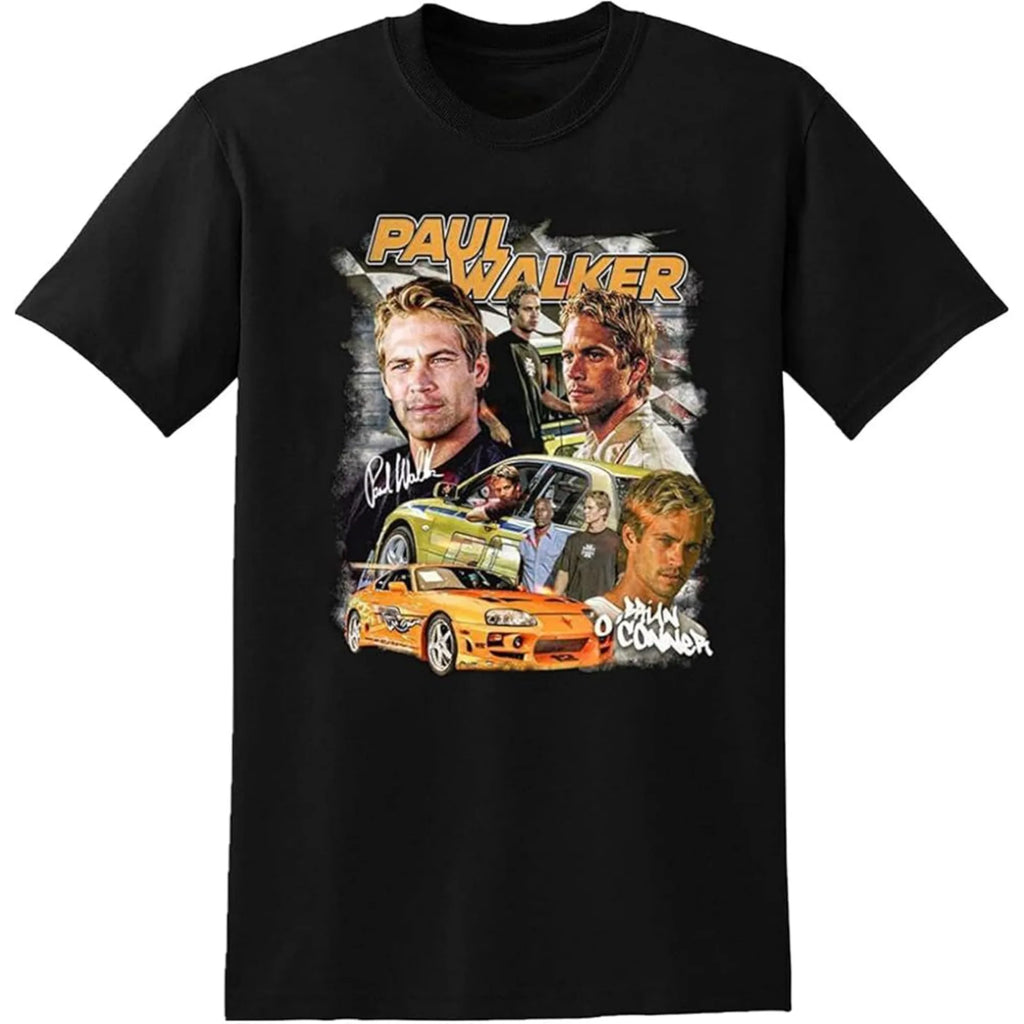 Fast and Furious Shirt 90s Movie Poster Classic Vintage Graphic Design Men T-Shirt Prue Cotton Tees Streetwear Oversize Top by Geo’s Online Store