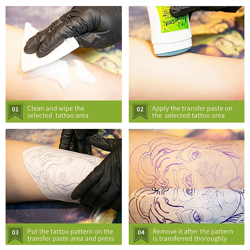 Tattoo Transfer Cream Gel Transfer Stencil Cream for Stencil Tattoo Transfer Soap Microblading Supplies Tattoo Transfer Supplies by Geo’s Online Store