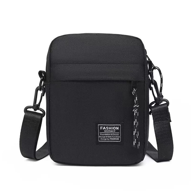 Men's Bag, Available in Single Shoulder or Cross-Body Design, Suitable for Daily Use during School Made of Nylon Material by Geo’s Online Store