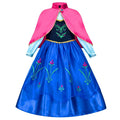 Frozen Anna Princess Girl Dress Halloween Cosplay 2026 Party Costume Snow Queen Princess Clothes Children Outfit 2-10 Y by Geo’s Online Store