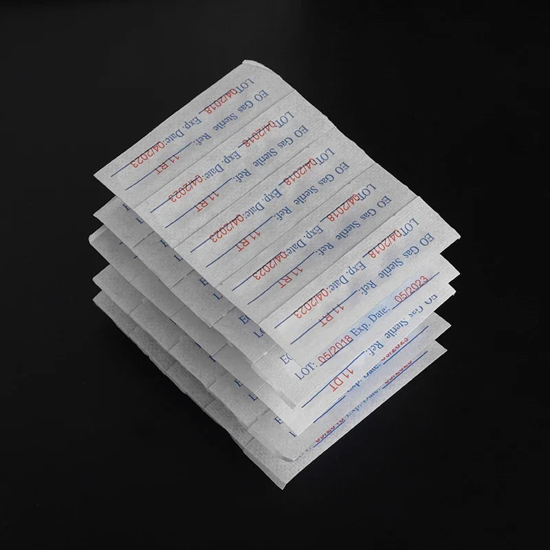 50pcs 3/5/7/9/11/13RT Blue Sterile Disposable Tattoo Machine Gun Nozzle Tips Needle Tube For Tattoo Gun Needle Ink Cup Grip Kits by Geo’s Online Store