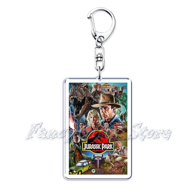 Classic Movie Keychains for Accessories Bag Pulp Fiction The Fast Furious Films Pendant Key Chains Keyrings Jewelry Fans Gifts by Geo’s Online Store