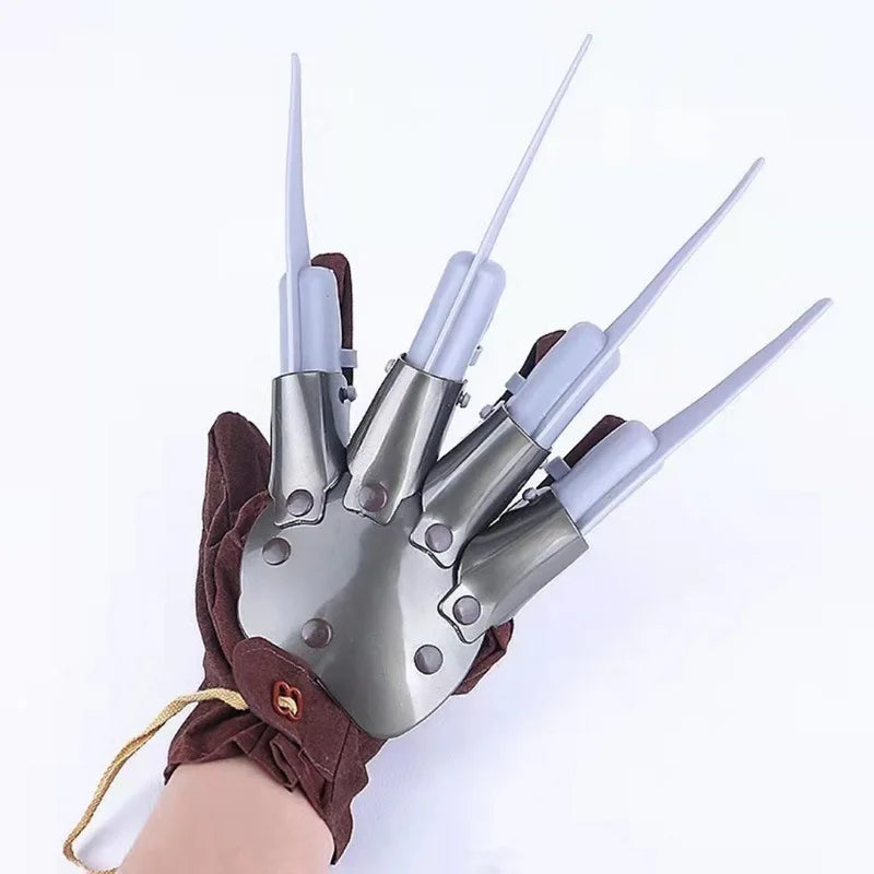 A Nightmare On Elm Street Freddy Krueger Cosplay Gloves Horror Halloween Party Costumes Handwear Props by Geo’s Online Store