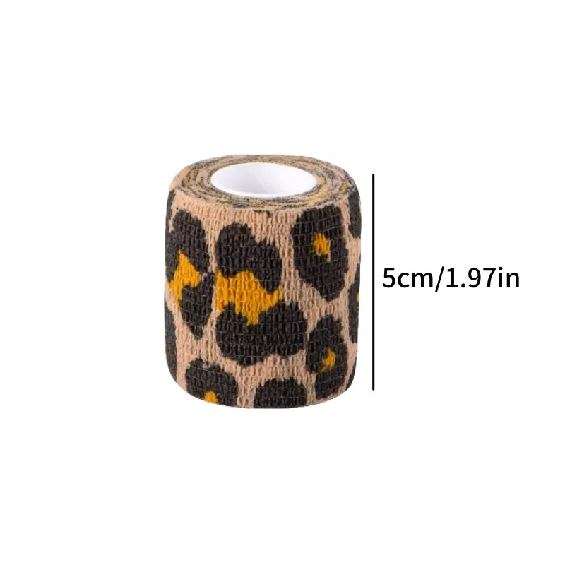 6/12/24/48pcs Printed Self Adhesive Tattoo Elastic Bandage Sports Wrap Tape for Finger Joint Knee First Aid Kit Pet Tape by Geo’s Online Store