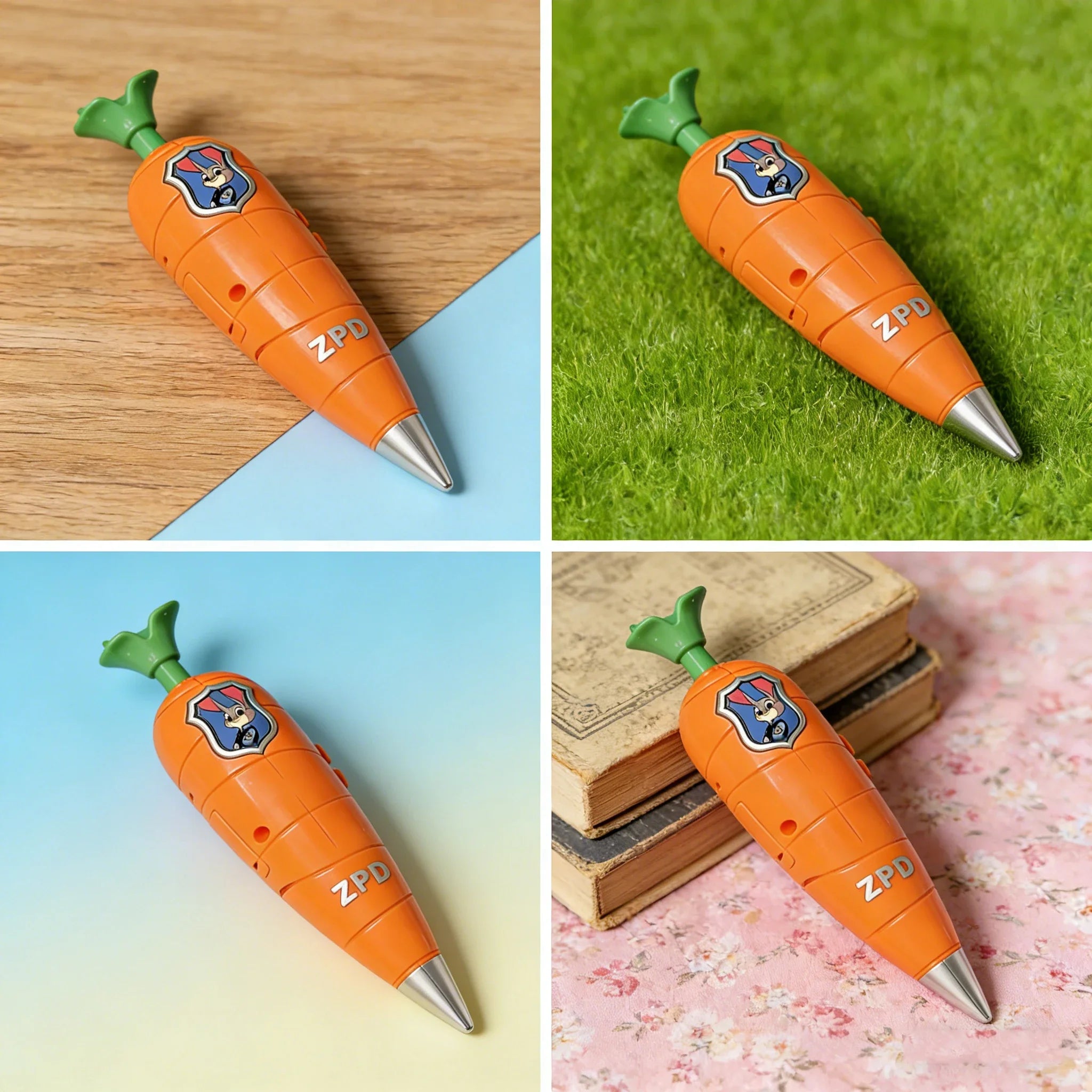 NEW Carrot Recorder Pen | for Kids | 60s Mini Recorder | 2-in-1 Gel Pen Stationery----- by Geo’s Online Store