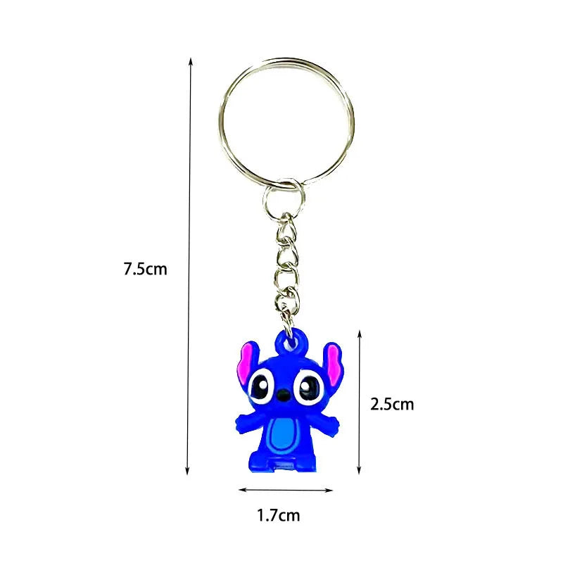 10pcs/lot Lilo & Stitch Toys Keychian Anime Stitch Pendant Keychain Kawaii Keychians Women Car Keyring Girl Birthday Gift by Geo’s Online Store