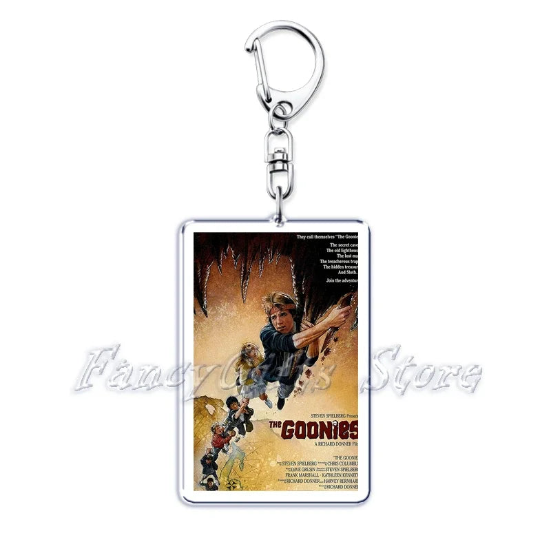Classic Movie Keychains for Accessories Bag Pulp Fiction The Fast Furious Films Pendant Key Chains Keyrings Jewelry Fans Gifts by Geo’s Online Store