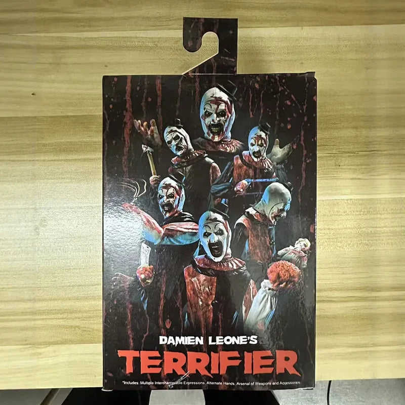Neca Terrifier Ultimate Art The Clown Blood Soaked 7 Inch Action Figure Collectible Model Horror Theme For Adult Collectors by Geo’s Online Store