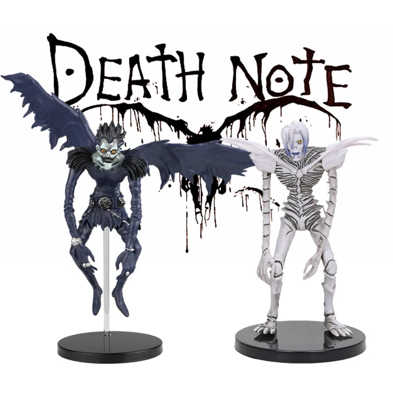 18CM Death Note Ryuuku Ryuk Rem Action Figure Anime Collectible PVC Model Toys Dolls Desktop Decoration Adult Children Halloween by Geo’s Online Store