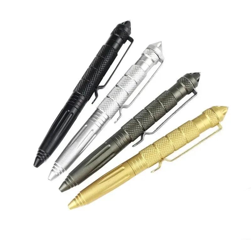 Military Tactical Pen Multifunction Aluminum AlloyOutdoor Camping Security Survival Tools Emergency Glass Breaker Pen by Geo’s Online Store