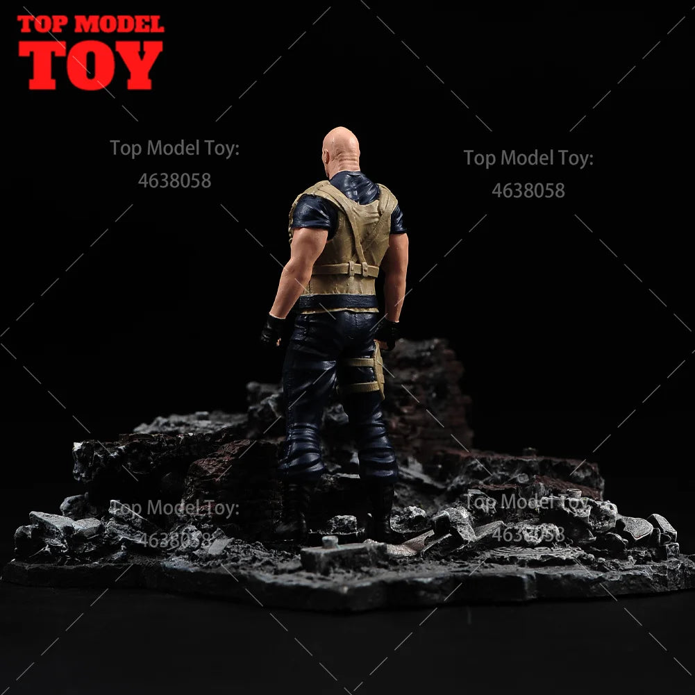 Painted Miniatures 1/64 1/43 1/24 Dwayne Johnson Scene Props Male Figures Model For Cars Vehicle Toy by Geo’s Online Store