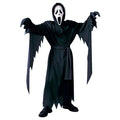 Scream Ghostface Cosplay Costume Horror Movie Mask Robe Outfit Adult Halloween Carnival Party Fancy Dress Role Play Suit by Geo’s Online Store