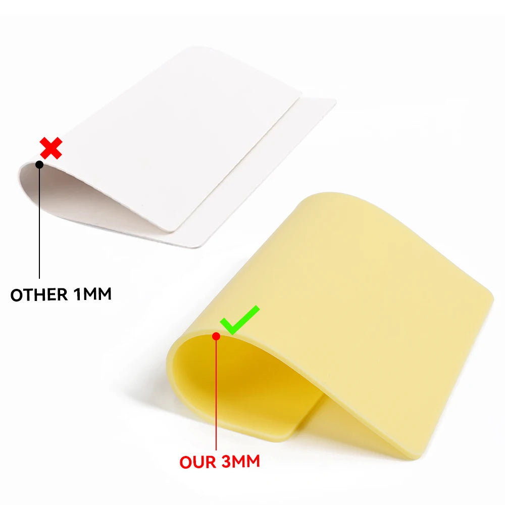 DM 15/10/8/5/1pcs Tattoo Practice Skin 3MM Silicone Fake Skin Double-Sided for Permanent Makeup Training Supply Tattoo Accessory by Geo’s Online Store