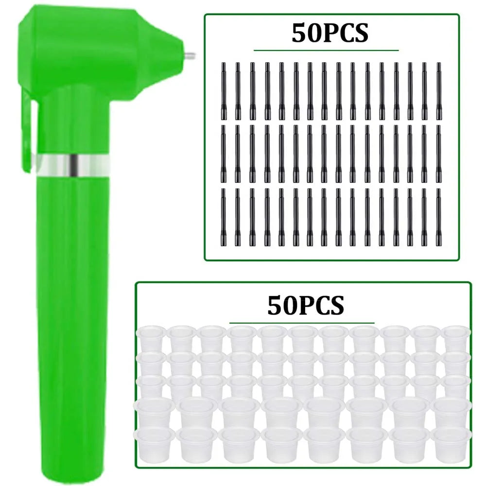 Tattoo Ink Mixer Kit Electric Pigment Mixer Machine with 50pcs Mixing Stick Eyebrow Color Makeup Ink Agitator Tattoo Accessories by Geo’s Online Store