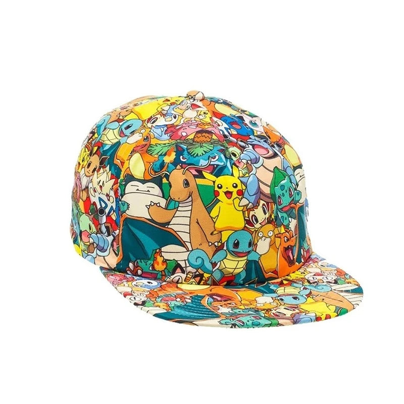 Anime Figure Pokemon Baseball Cap Pikachu Hat Adjustable Pokemon Cosplay Hip Hop Cartoon Adult Hats Boy Girl Kids Birthday Gifts by Geo’s Online Store