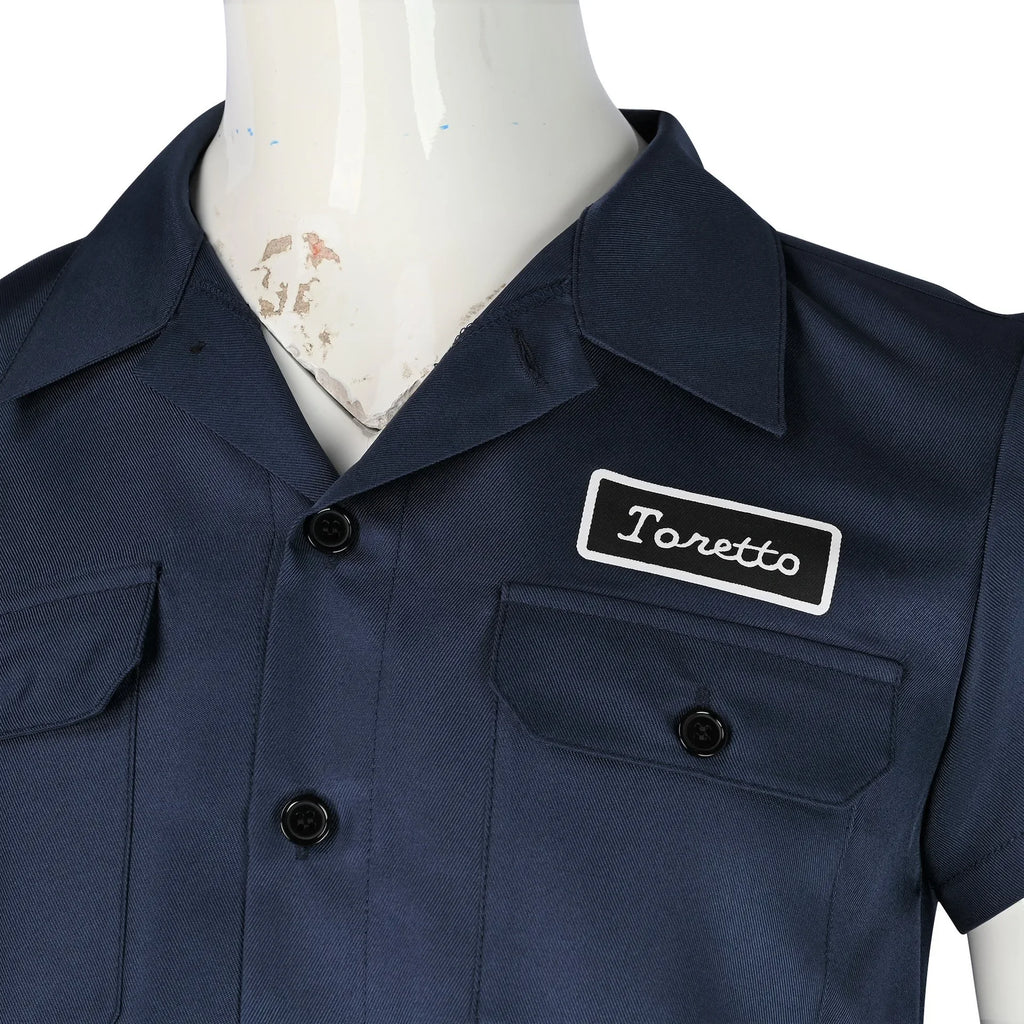 Dominic Toretto Shirt Costumes Movie Fast Furious X Role play Costume WorkShirt Fantasia Men Short Sleeve Summer Man Tee Tops by Geo’s Online Store