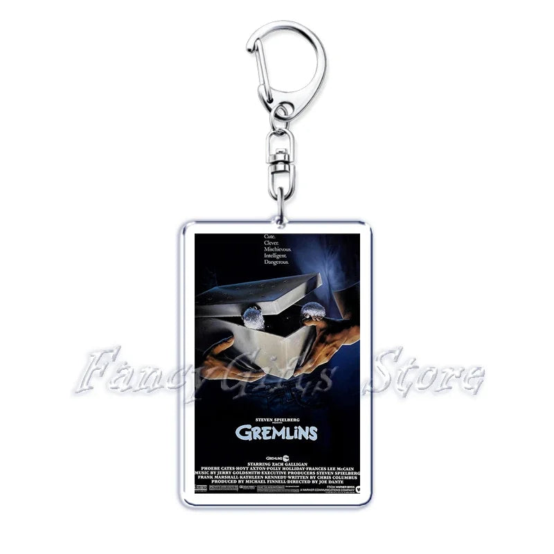 Classic Movie Keychains for Accessories Bag Pulp Fiction The Fast Furious Films Pendant Key Chains Keyrings Jewelry Fans Gifts by Geo’s Online Store