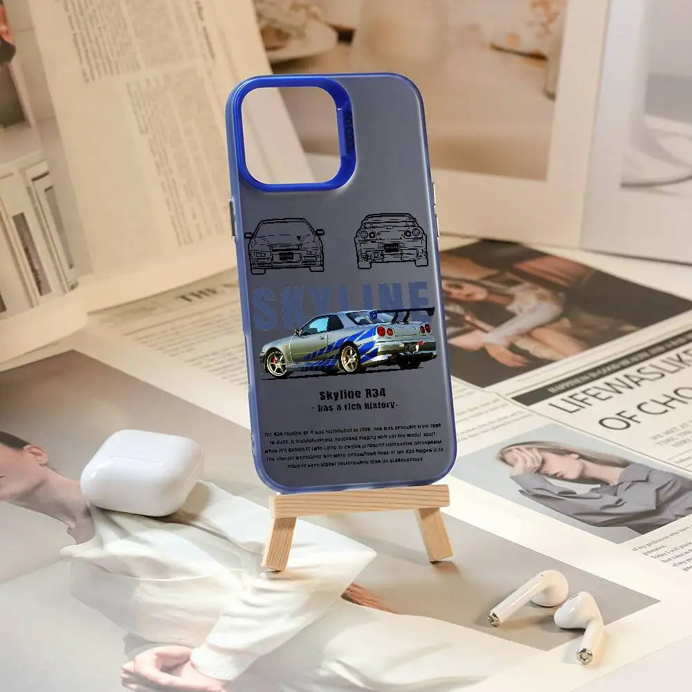 Phone Case For iPhone 17 16e 16 15 14 13 12 11 Pro Max XSMAX 8 7 Air Plus F-Fast And F-Furious R-R34 Anti Fall Matte Back Cover by Geo’s Online Store
